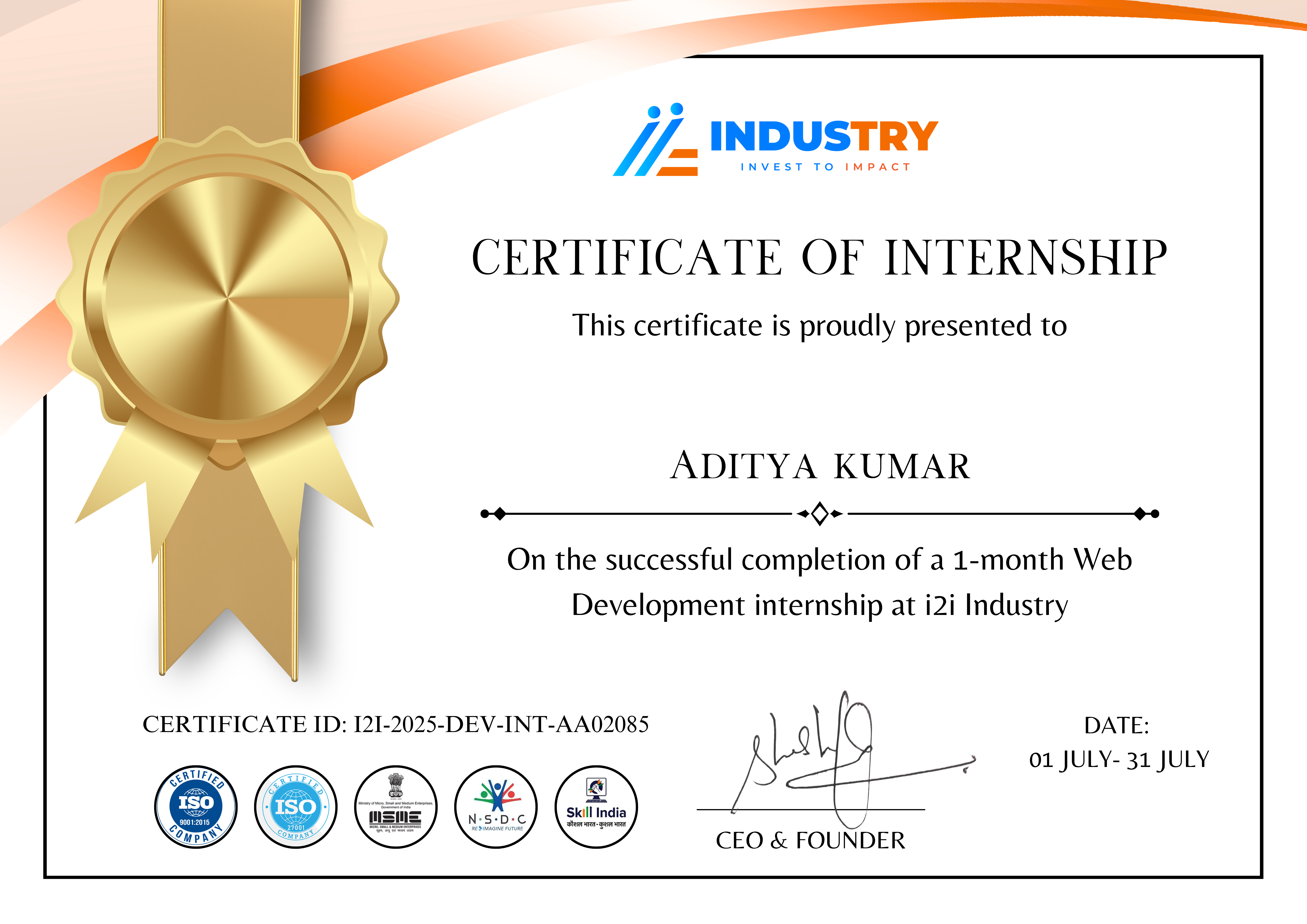 Full Stack Certificate