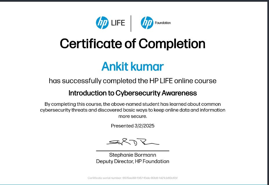 Certificate 6